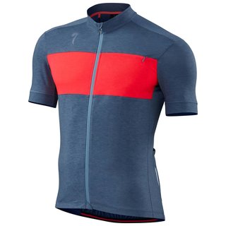 RBX DRIRELEASE MERINO JERSEY SS DSTBLU/ACDRED S