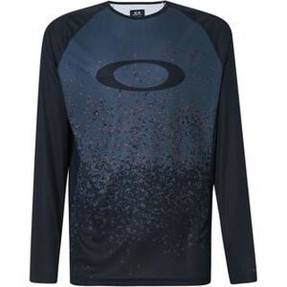 Oakley MTB LS TECH TEE GREY PIXEL PRINT S