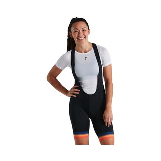 Specialized RBX COMP BIB SHORT WMN ORANGE SUNSET/DARK BLUE M