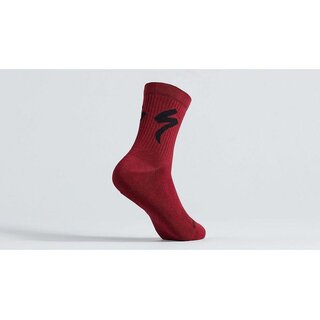 Specialized COTTON TALL LOGO SOCK MAROON L