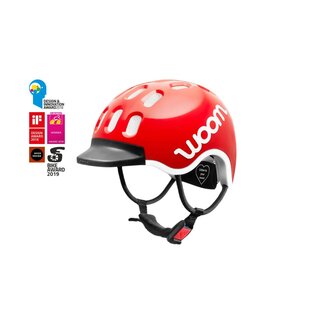 woom KIDS Helm red S