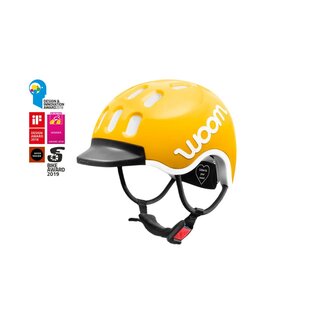 woom KIDS Helm sunny yellow S